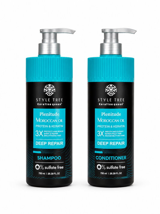 Shampoo Style Tree Plenitude Moroccan Oil Protein & Keratin – Deep Repair
