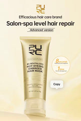 PURC 8 Seconds Magic Hair Mask Keratin Straightening Repair Damaged Frizy Treatment Soft Smoothing Professional Hair Care Cream