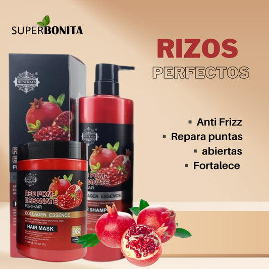 Granadina Crecimiento Cabello Liso o Rizado