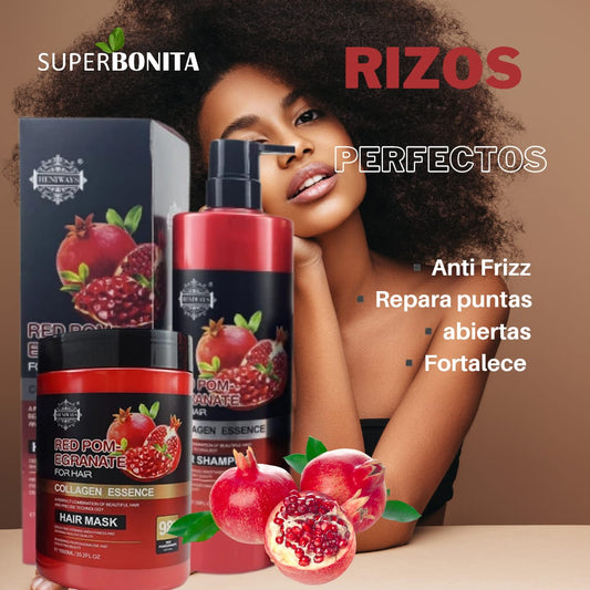 Granadina Crecimiento Cabello Liso o Rizado