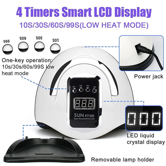 Lampara de uñas LED