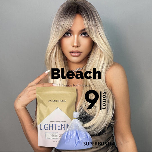 polvo decolorante 9 tonos bolsa bleach