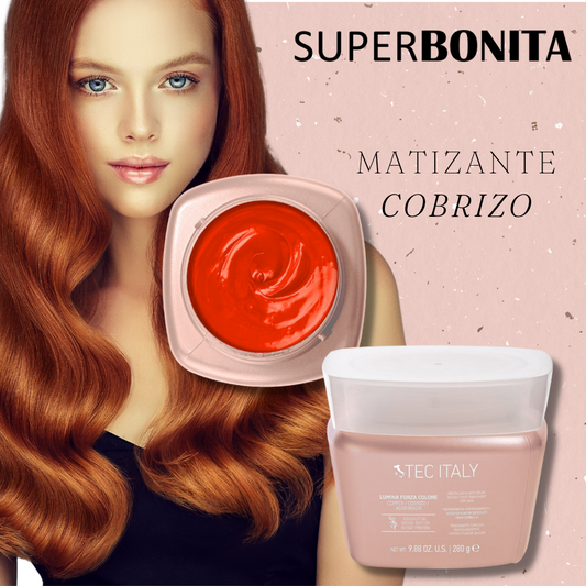 Tratamiento matizante  cobrizo  tec italy