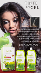 Tinte negro  en gel de manzana