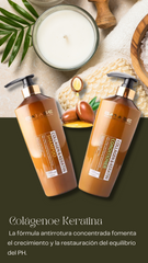 Colageno y keratina shampoo y mask