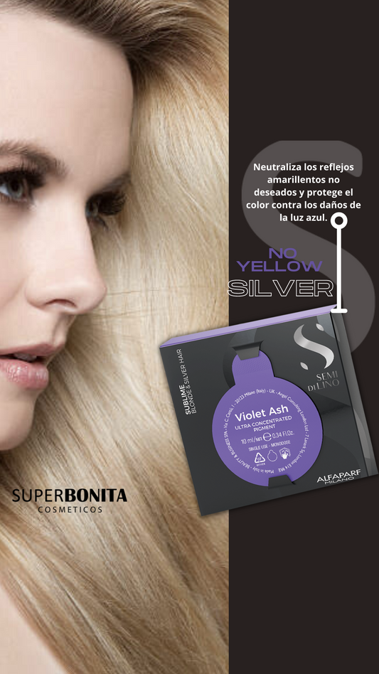 Pigmento  ultra silver no YELLOW Alfaparf