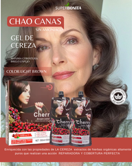 TINTE EN GEL SIN AMONIA - TINTE ORGÁNICO CHERRY