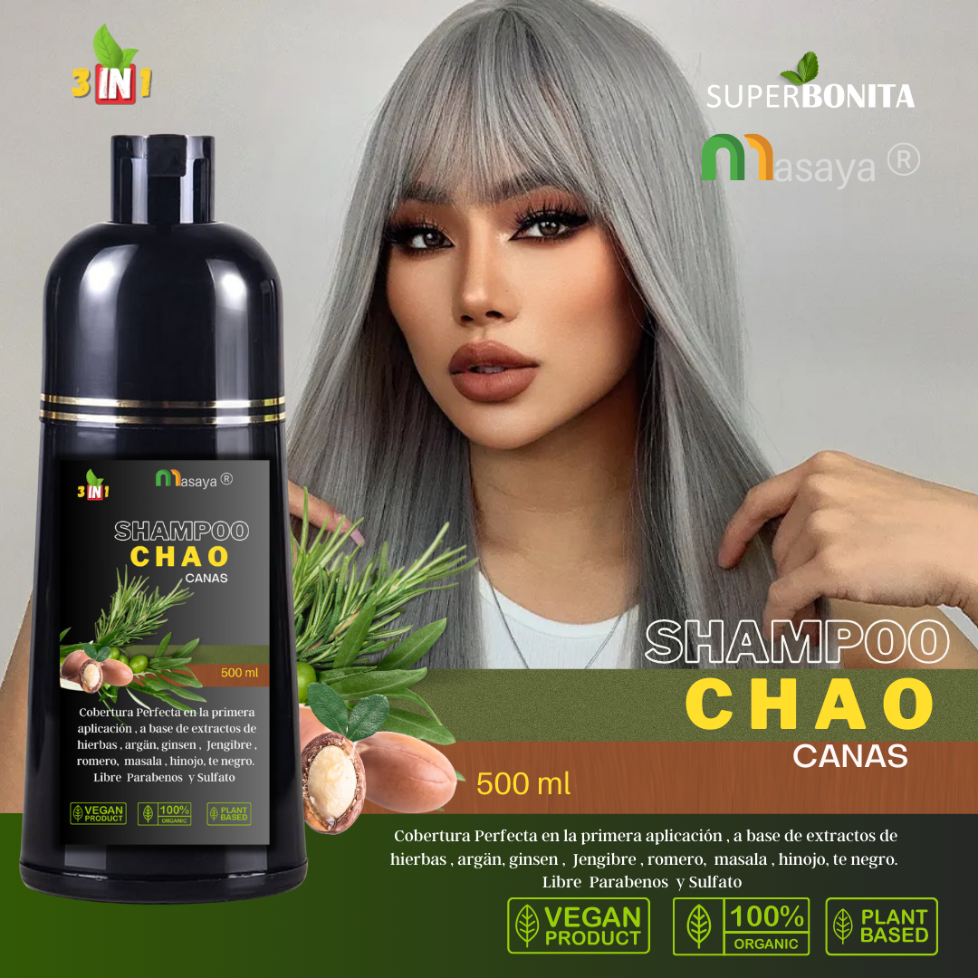 Chao canas shampoo hair dye – Super Bonita Cosmeticos