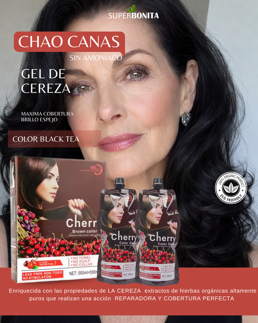 TINTE EN GEL SIN AMONIA - TINTE ORGÁNICO CHERRY