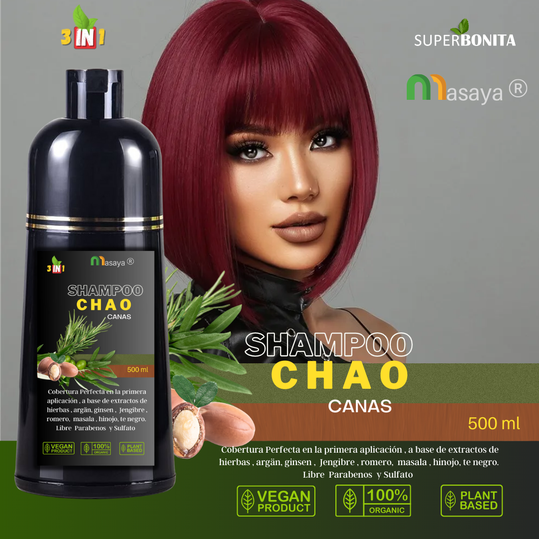 Chao canas shampoo hair dye – Super Bonita Cosmeticos
