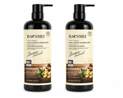 shampoo y tratamiento de jengibre para el crecimiento del cabello