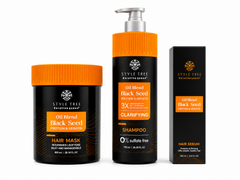 Style Tree Black Seed Hair Serum SHAMPOO Y TRATAMIENTO CONTROL FRIZZ CON QUERATINA