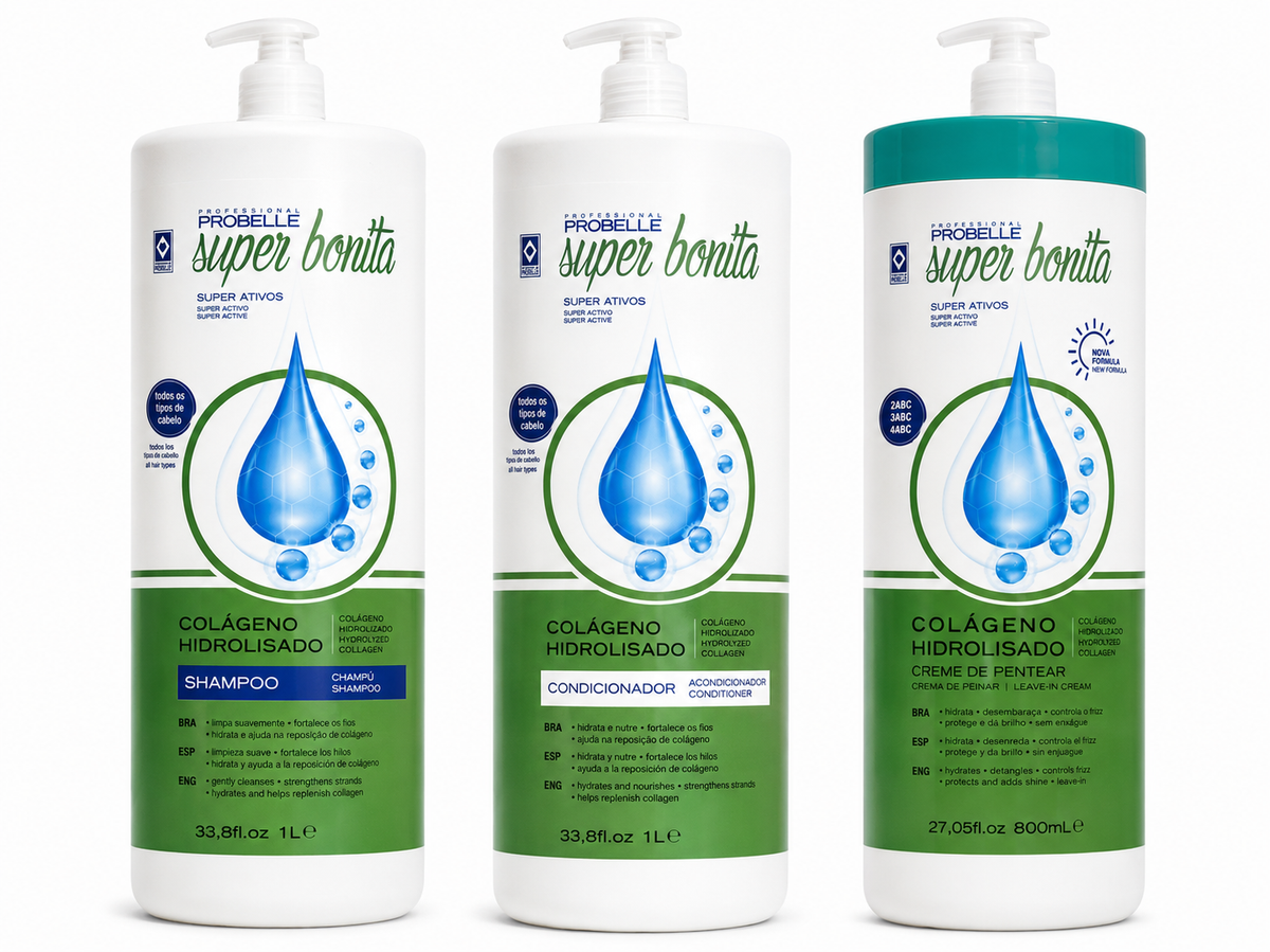 PROBELLE SUPER BONITA LINEA PARA CABELLO RIZADO BRAZIL