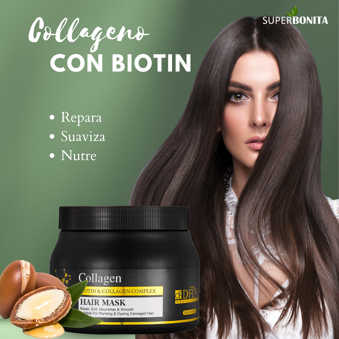 colageno y biotion mask