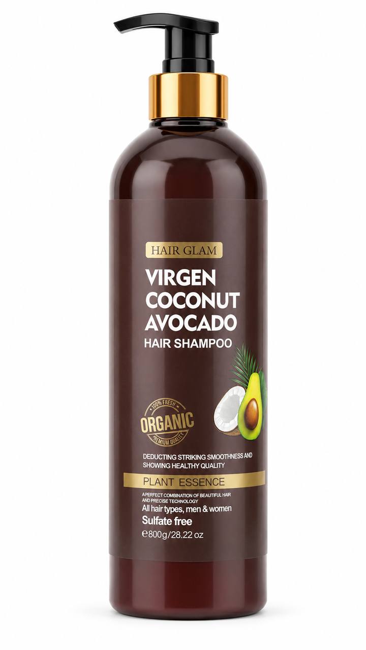 Hair Glam Virgin Coconut Avocado Hair Serum REPARACION