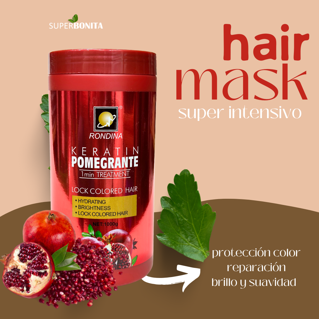 tratamiento /hair mask granada cabello teñido